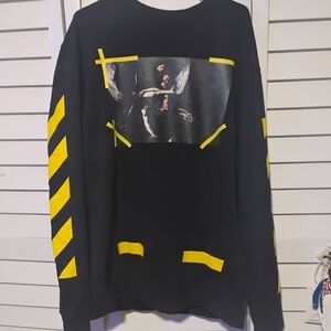 Off White Caravaggio Graphic Men Sweater Size XL